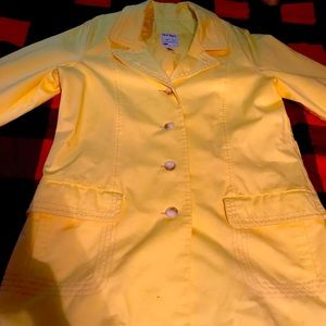 Old Navy yellow Coat NO BELT